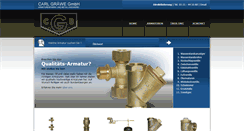 Desktop Screenshot of graewe-armaturen.de